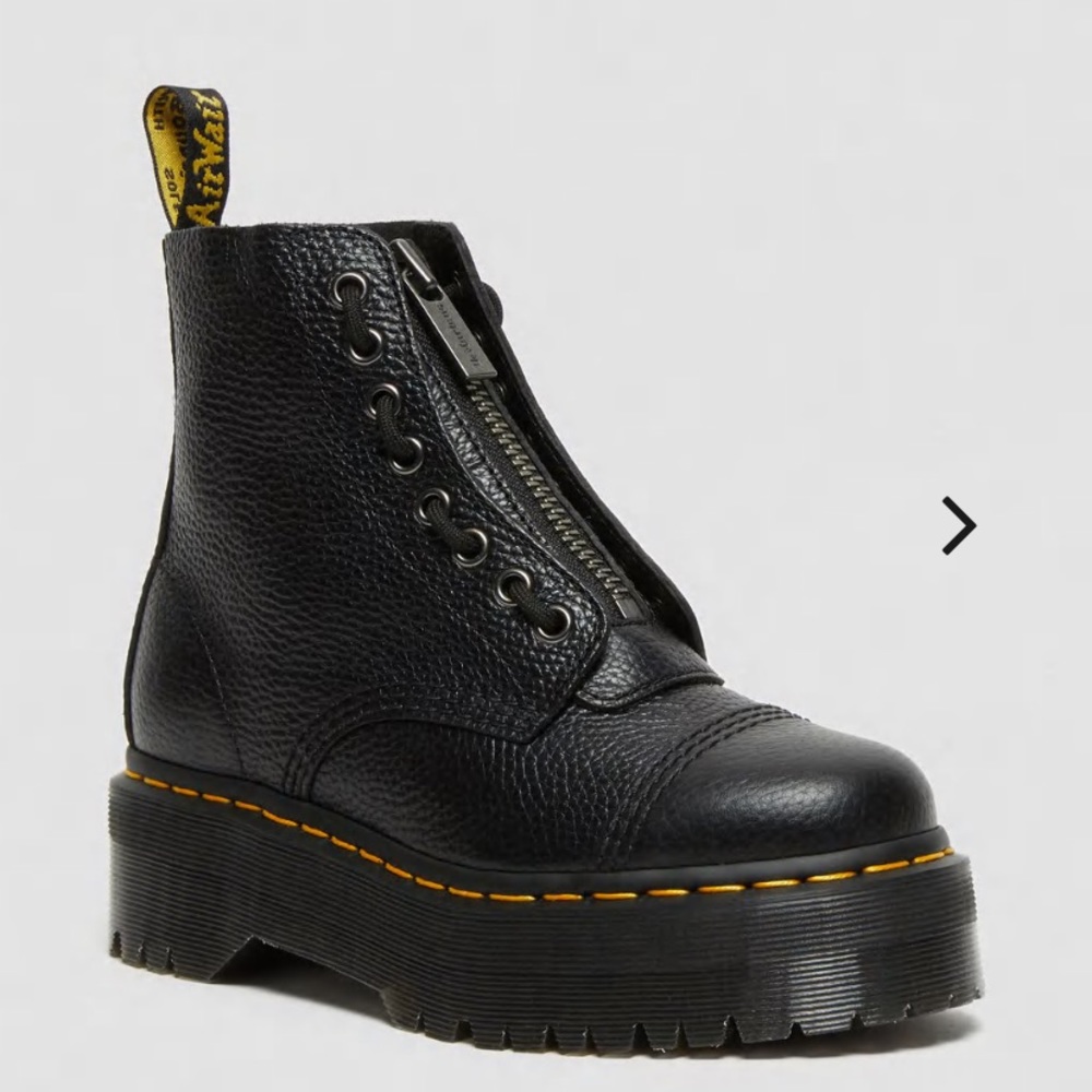 Dr. Martens Sinclair Milled Nappa Leather Platform Boots!